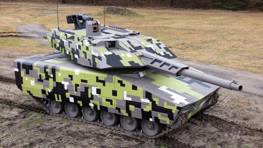 Xe tăng công nghệ cao Panther (Đức) - đối thủ của xe tăng T-14 (Nga)